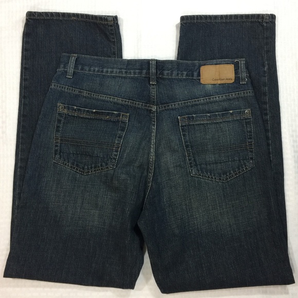 calvin klein relaxed fit jeans mens